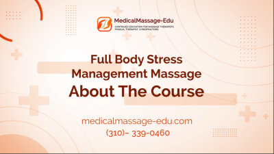 Full Body Stress Management Massage  - About The Course